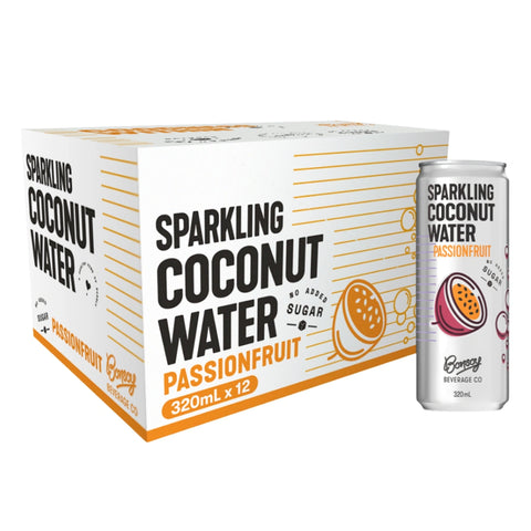 Bonsoy Sparkling Coconut Water with Passion fruit