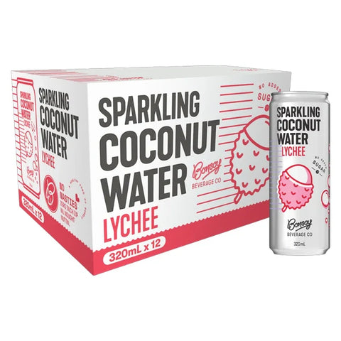 Bonsoy Sparkling Coconut Water with Lychee