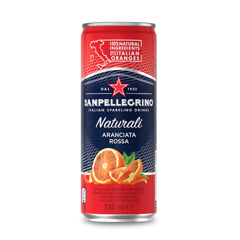 San Pellegrino Cans - Aranciata Rossa