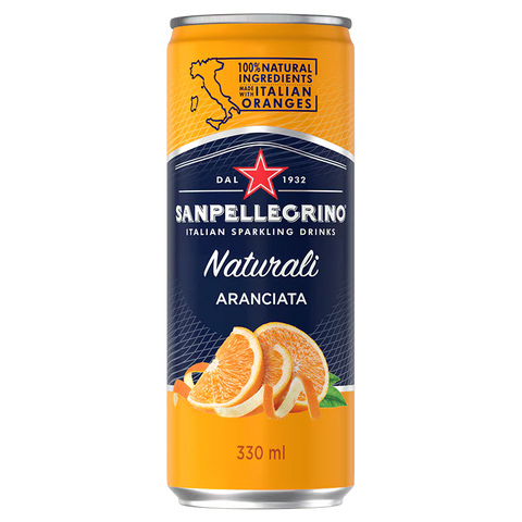 San Pellegrino Cans - Aranciata